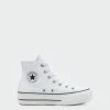 Women's Converse Canvas Platform Chuck Taylor All Star High Top Shoes White WHITE -women‘s Sales Store Women s Converse Canvas Platform Chuck Taylor All Star Shoes White 560846F 05