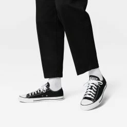 Women's Converse Chuck Taylor All Star Core Ox Shoes Black BLACK -women‘s Sales Store Women s Converse Chuck Taylor All Star Core Ox Shoes Black W9166 02
