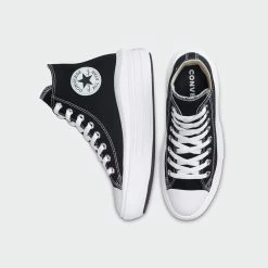 Women's Converse Chuck Taylor All Star Move Hi Shoes Black BLACK 14 Women's Converse Chuck Taylor All Star Move Hi Shoes Black BLACK -women‘s Sales Store Women s Converse Chuck Taylor All Star Move Hi Shoes Black 568497C 03