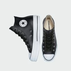 Women's Converse Clean Leather Platform Chuck Taylor All Star Shoes Black BLACK 14 Women's Converse Clean Leather Platform Chuck Taylor All Star Shoes Black BLACK -women‘s Sales Store Women s Converse Clean Leather Platform Chuck Taylor All Star Shoes Black 561675C 04