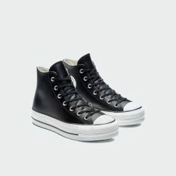 Women's Converse Clean Leather Platform Chuck Taylor All Star Shoes Black BLACK 13 Women's Converse Clean Leather Platform Chuck Taylor All Star Shoes Black BLACK -women‘s Sales Store Women s Converse Clean Leather Platform Chuck Taylor All Star Shoes Black 561675C 06