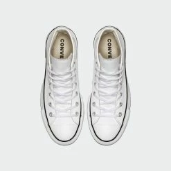 Women's Converse Clean Leather Platform Chuck Taylor All Star Shoes White WHITE 14 Women's Converse Clean Leather Platform Chuck Taylor All Star Shoes White WHITE -women‘s Sales Store Women s Converse Clean Leather Platform Chuck Taylor All Star Shoes White 561676C 02