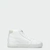 Women's PUMA Cali Star Mid Sneakers White WHITE