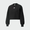 Women's PUMA Classics Puff Sleeve Crew Neck Sweatshirt Black BLACK 2 Women's PUMA Classics Puff Sleeve Crew Neck Sweatshirt Black BLACK -women‘s Sales Store Women s PUMA Classics Puff Sleeve Crew Neck Sweatshirt Black 53161601 02