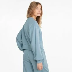 Women's PUMA Classics Puff Sleeve Crew Neck Sweatshirt Blue Fog LIGHT BLUE 10 Women's PUMA Classics Puff Sleeve Crew Neck Sweatshirt Blue Fog LIGHT BLUE -women‘s Sales Store Women s PUMA Classics Puff Sleeve Crew Neck Sweatshirt Blue Fog 53161661 05