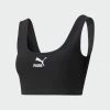 Women's PUMA Classics Ribbed Crop Top Black BLACK 2 Women's PUMA Classics Ribbed Crop Top Black BLACK -women‘s Sales Store Women s PUMA Classics Ribbed Crop Top Black 53344701