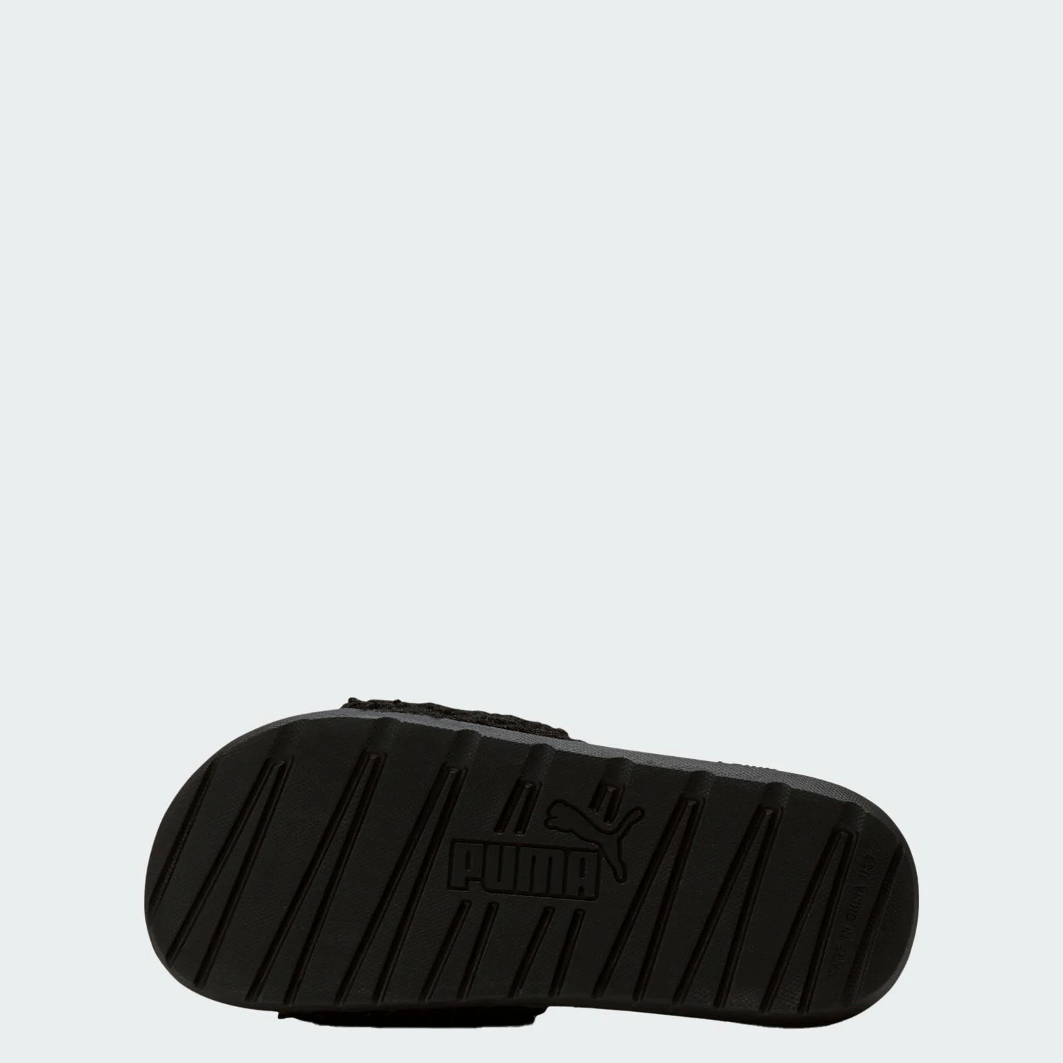 Women's PUMA Cool Cat Sherpa Slides Black BLACK 4 Women's PUMA Cool Cat Sherpa Slides Black BLACK - Image 2