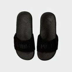 Women's PUMA Cool Cat Sherpa Slides Black BLACK 9 Women's PUMA Cool Cat Sherpa Slides Black BLACK -women‘s Sales Store Women s PUMA Cool Cat Sherpa Slides Black 38345301 04