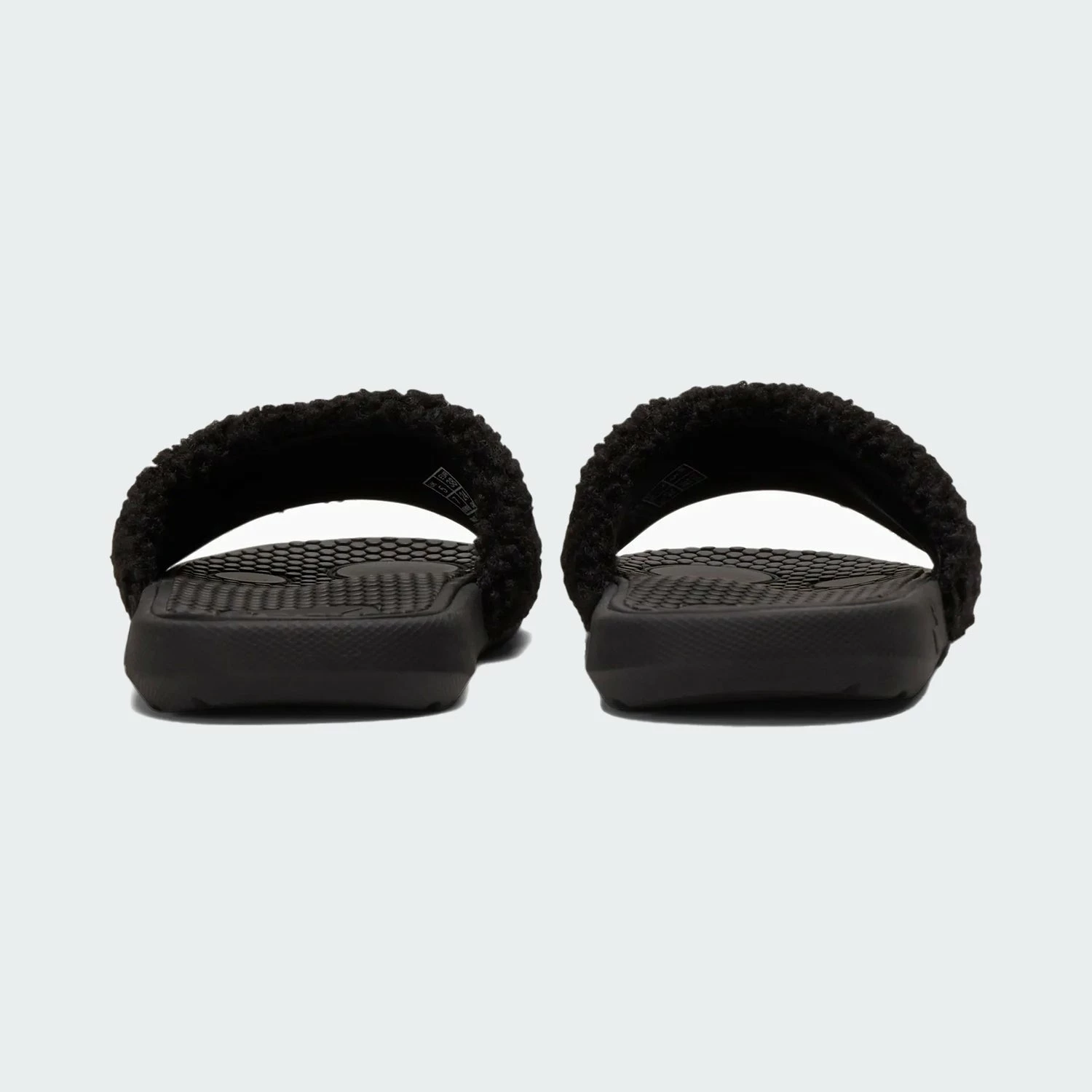 Women's PUMA Cool Cat Sherpa Slides Black BLACK 7 Women's PUMA Cool Cat Sherpa Slides Black BLACK - Image 5
