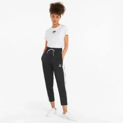 Women's PUMA Iconic T7 Cigarette Pants Black BLACK -women‘s Sales Store Women s PUMA Iconic T7 Cigarette Pants Black 53162701 03