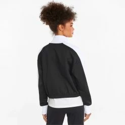 Women's PUMA Iconic T7 Cropped PT Jacket Black BLACK -women‘s Sales Store Women s PUMA Iconic T7 Cropped PT Jacket Black 53162301 07