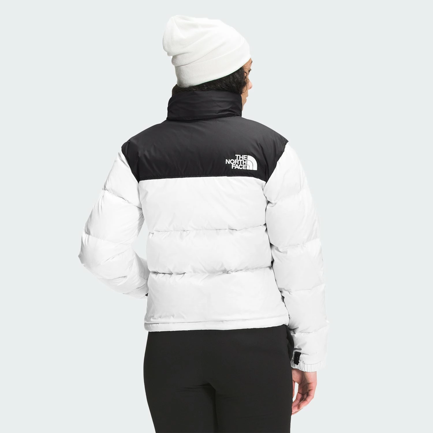 Women’s The North Face 1996 Retro Nuptse Jacket White Black WHITE 6 Women’s The North Face 1996 Retro Nuptse Jacket White Black WHITE - Image 4