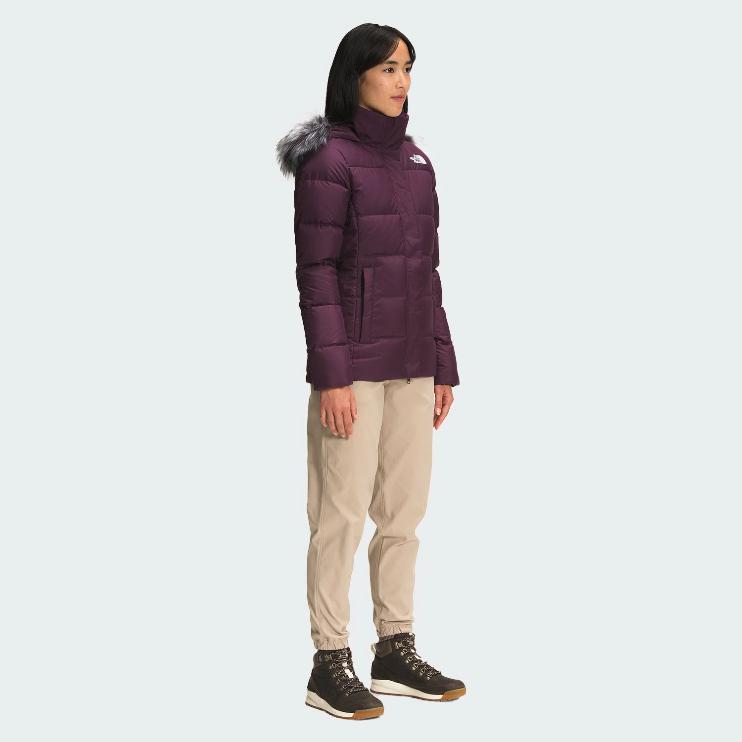 Women's The North Face Gotham Jacket Blackberry Wine PURPLE 6 Women's The North Face Gotham Jacket Blackberry Wine PURPLE - Image 4