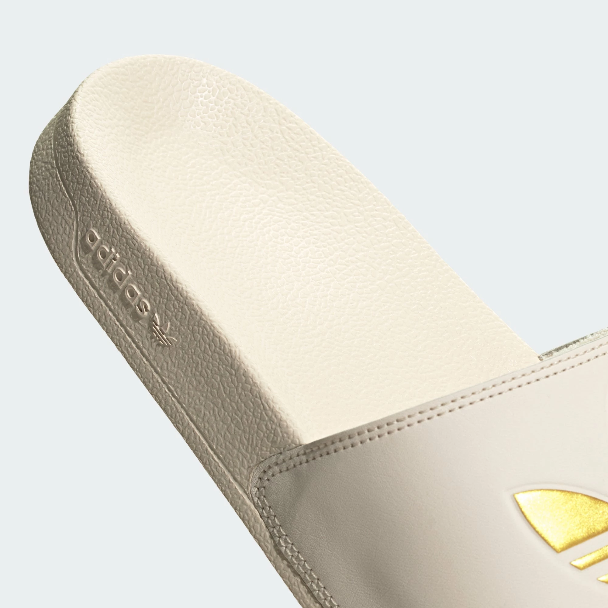 Women's Adidas Adilette Lite Slides Linen BEIGE 12 Women's Adidas Adilette Lite Slides Linen BEIGE - Image 10