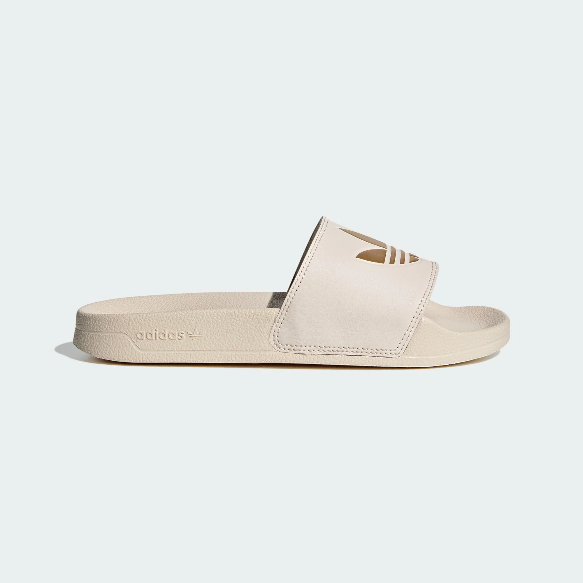 Women's Adidas Adilette Lite Slides Linen BEIGE 10 Women's Adidas Adilette Lite Slides Linen BEIGE - Image 8