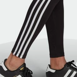 Women's Adidas Originals Adicolor 3-Stripes Leggings Black BLACK -women‘s Sales Store Women sadidasOriginalsAdicolor3 StripesLeggingsBlackGN4504 3