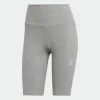 Women's Adidas Originals Adicolor Essentials Biker Shorts Grey GRAY