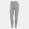 Women's Adidas Originals Adicolor Essentials+ Ribbed 7/8 Leggings Grey GRAY
