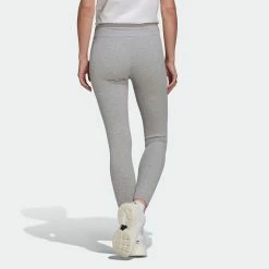 Women's Adidas Originals Adicolor Essentials+ Ribbed 7/8 Leggings Grey GRAY -women‘s Sales Store Women sadidasOriginalsAdicolorEssentials Ribbed78LeggingsGreyHN5877 4