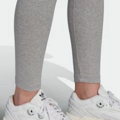 Women's Adidas Originals Adicolor Essentials+ Ribbed 7/8 Leggings Grey GRAY -women‘s Sales Store Women sadidasOriginalsAdicolorEssentials Ribbed78LeggingsGreyHN5877 7
