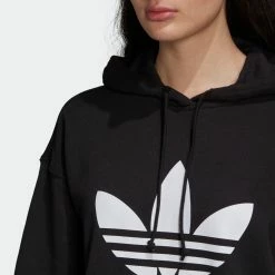 Women's Adidas Originals Adicolor Trefoil Hoodie Black BLACK 19 Women's Adidas Originals Adicolor Trefoil Hoodie Black BLACK -women‘s Sales Store Women sadidasOriginalsAdicolorTrefoilHoodieBlackFM3307 2