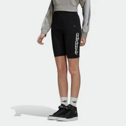 Women's Adidas Originals Biker Shorts Black BLACK -women‘s Sales Store Women sadidasOriginalsBikerShortsBlackHF2141 2