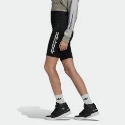 Women's Adidas Originals Biker Shorts Black BLACK -women‘s Sales Store Women sadidasOriginalsBikerShortsBlackHF2141 4