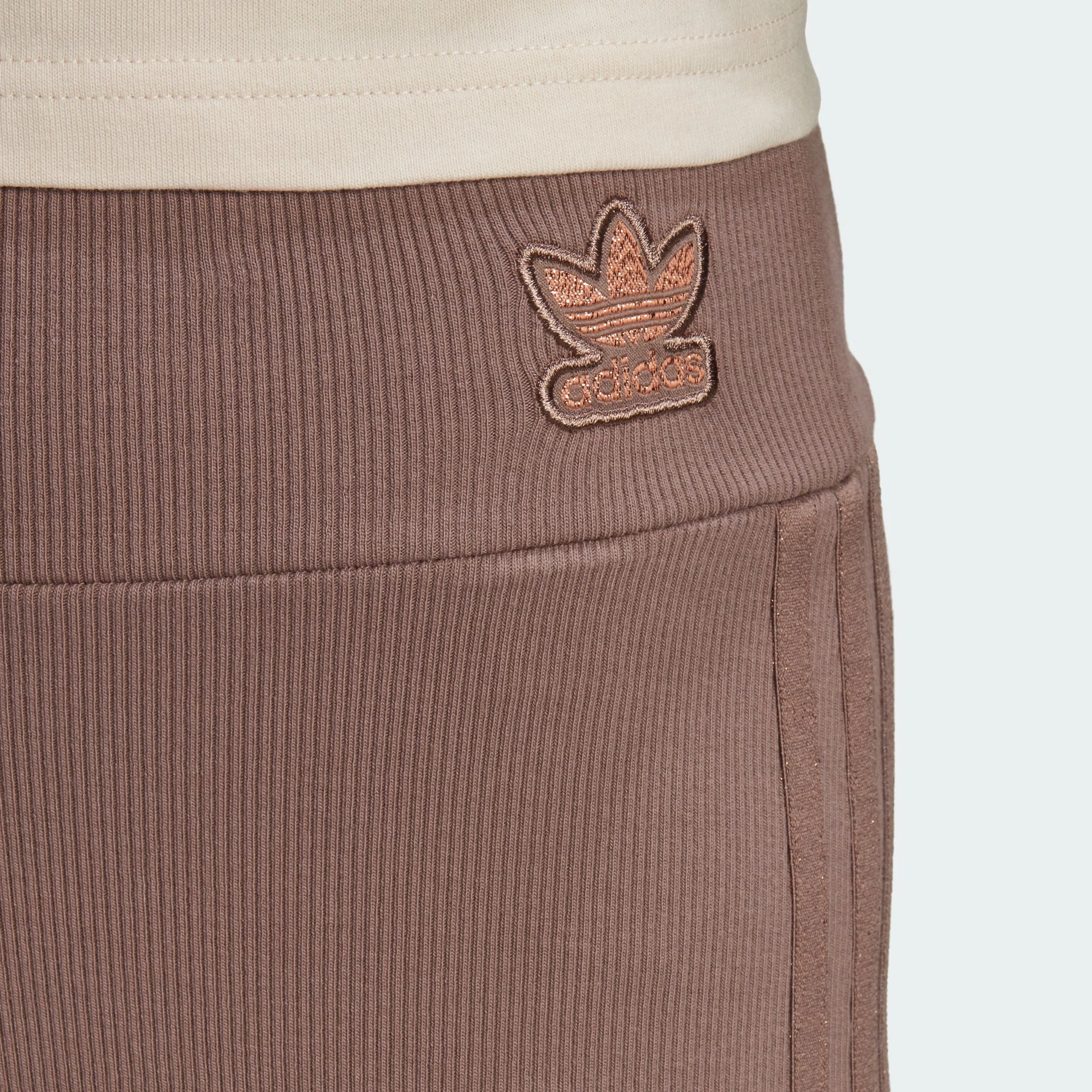 Women's Adidas Originals Biker Shorts Trace Brown BROWN 10 Women's Adidas Originals Biker Shorts Trace Brown BROWN - Image 8