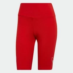Women's Adidas Originals Biker Shorts Vivid Red RED
