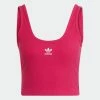 Women's Adidas Originals Essentials Rib Tank Top Real Magenta PINK