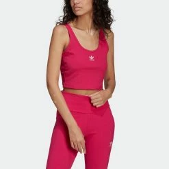 Women's Adidas Originals Essentials Rib Tank Top Real Magenta PINK 13 Women's Adidas Originals Essentials Rib Tank Top Real Magenta PINK -women‘s Sales Store Women sadidasOriginalsEssentialsRibTankTopRealMagentaHG6164 3