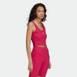 Women's Adidas Originals Essentials Rib Tank Top Real Magenta PINK 12 Women's Adidas Originals Essentials Rib Tank Top Real Magenta PINK -women‘s Sales Store Women sadidasOriginalsEssentialsRibTankTopRealMagentaHG6164 5