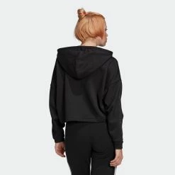 Women's Adidas Originals Fakten Cropped Hoodie Black BLACK -women‘s Sales Store Women sadidasOriginalsFaktenCroppedHoodieBlackGC6792 1