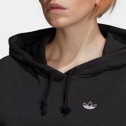 Women's Adidas Originals Fakten Cropped Hoodie Black BLACK -women‘s Sales Store Women sadidasOriginalsFaktenCroppedHoodieBlackGC6792 2