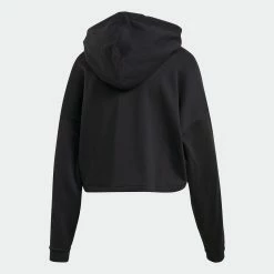 Women's Adidas Originals Fakten Cropped Hoodie Black BLACK -women‘s Sales Store Women sadidasOriginalsFaktenCroppedHoodieBlackGC6792 9