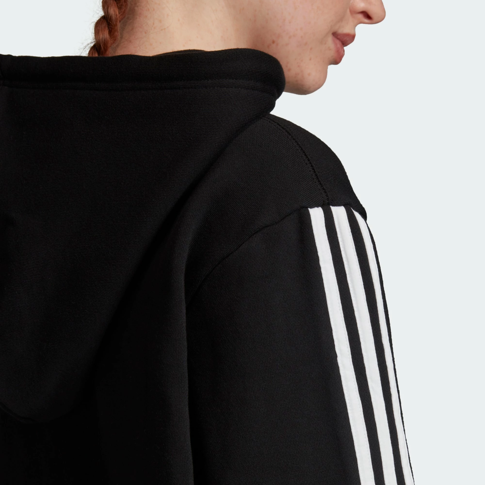 Women's Adidas Originals Hoodie Black BLACK 11 Women's Adidas Originals Hoodie Black BLACK - Image 9