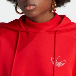 Women's Adidas Originals Hoodie Vivid Red RED -women‘s Sales Store Women sadidasOriginalsHoodieVividRedHK5168 8