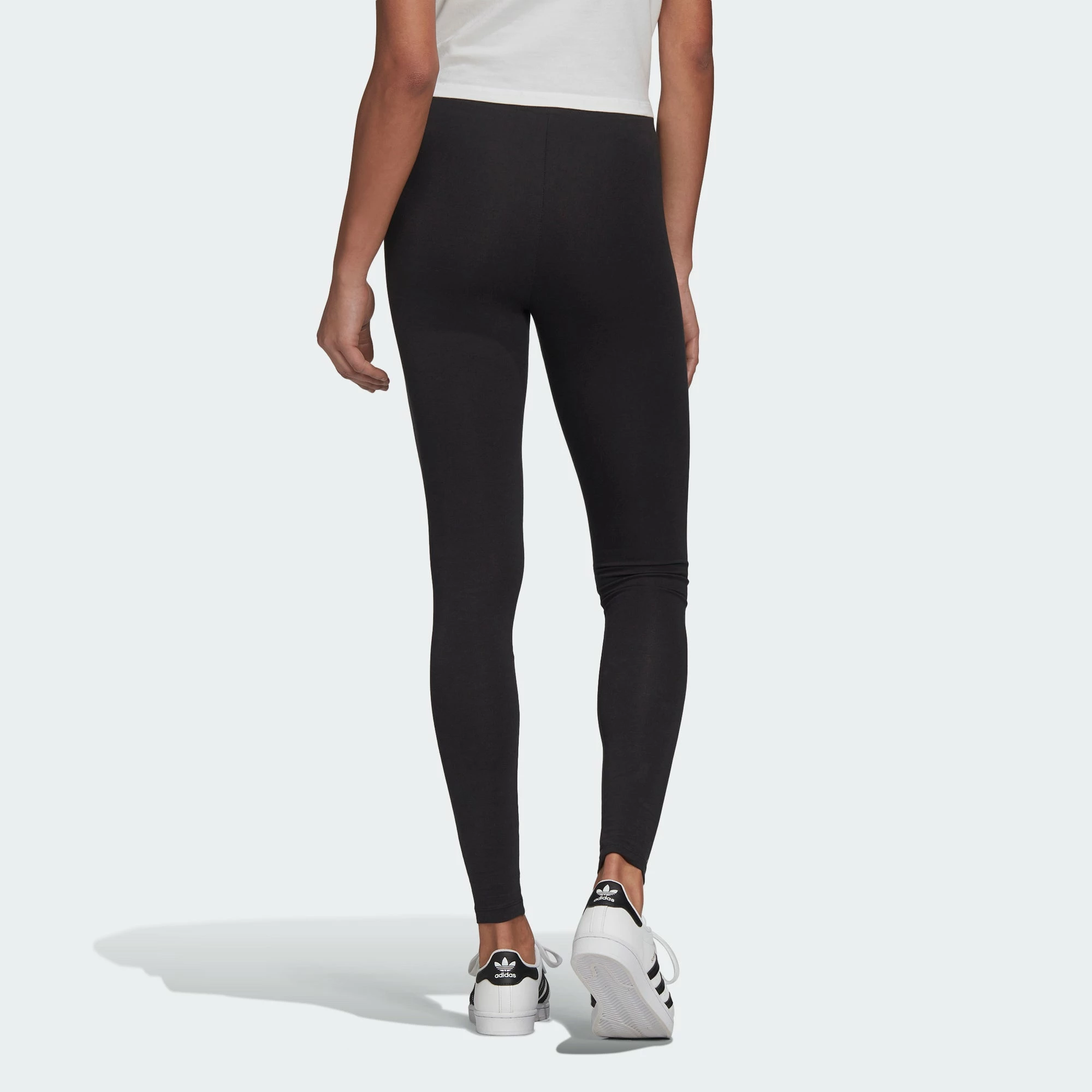 Women's Adidas Originals Mid-Rise Leggings Black BLACK 7 Women's Adidas Originals Mid-Rise Leggings Black BLACK - Image 5