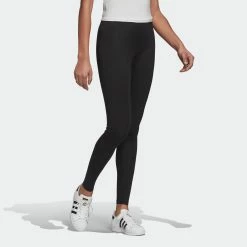 Women's Adidas Originals Mid-Rise Leggings Black BLACK 13 Women's Adidas Originals Mid-Rise Leggings Black BLACK -women‘s Sales Store Women sadidasOriginalsMid RiseLeggingsBlackGD4363 7