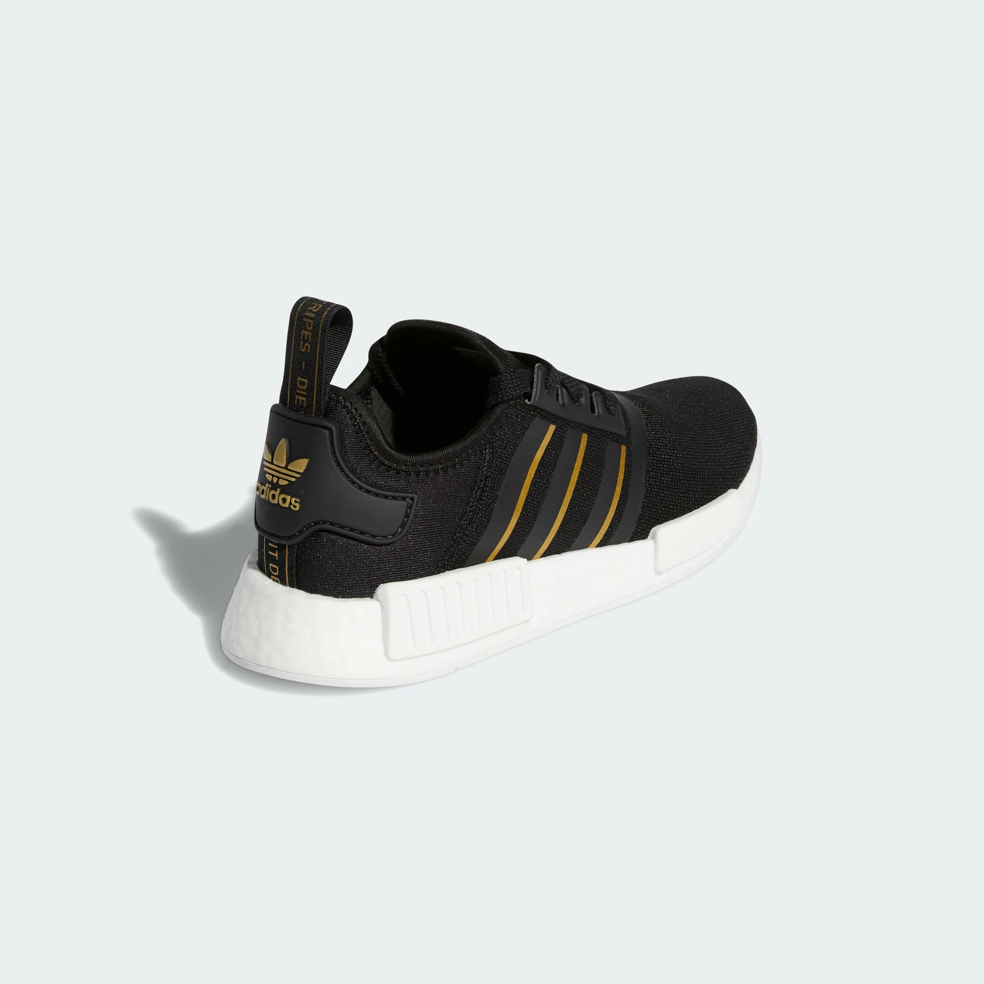 Women's Adidas Originals NMD_R1 Shoes Black Gold BLACK 7 Women's Adidas Originals NMD_R1 Shoes Black Gold BLACK - Image 5