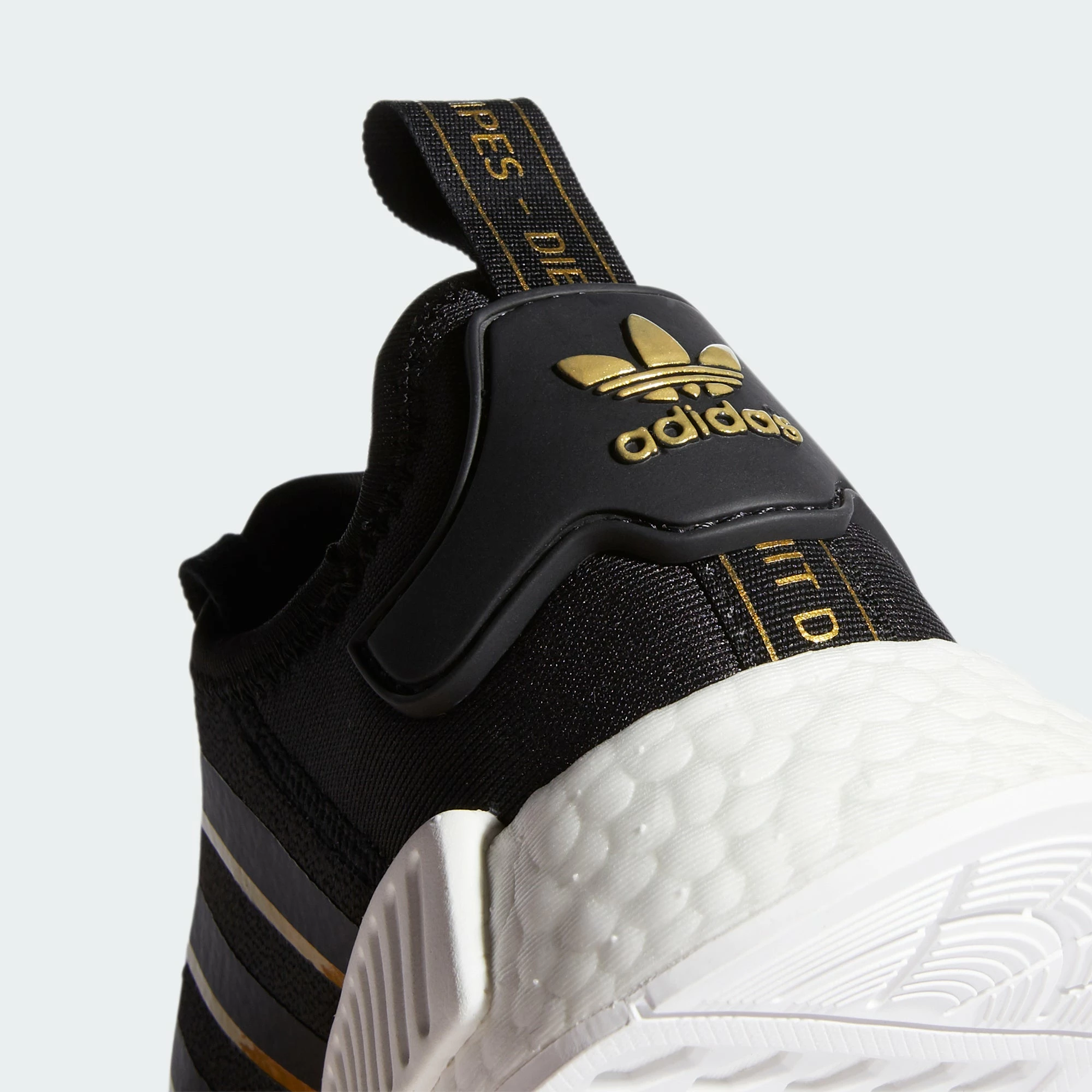 Women's Adidas Originals NMD_R1 Shoes Black Gold BLACK 12 Women's Adidas Originals NMD_R1 Shoes Black Gold BLACK - Image 10