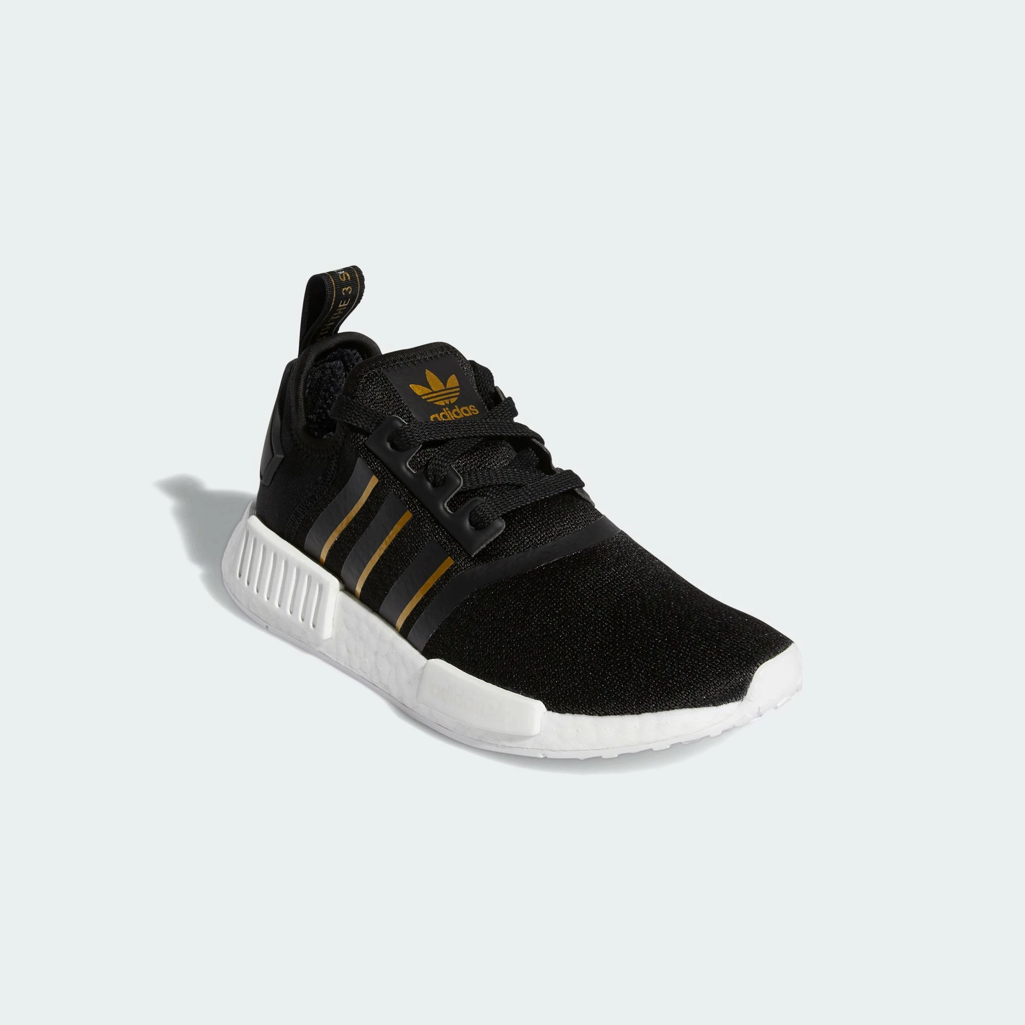 Women's Adidas Originals NMD_R1 Shoes Black Gold BLACK 6 Women's Adidas Originals NMD_R1 Shoes Black Gold BLACK - Image 4