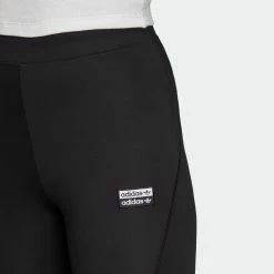 Women's Adidas Originals R.Y.V. Biker Shorts Black BLACK -women‘s Sales Store Women sadidasOriginalsR.Y.V.BikerShortsBlackGD3882 2