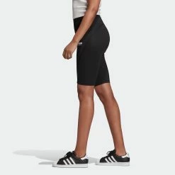 Women's Adidas Originals R.Y.V. Biker Shorts Black BLACK -women‘s Sales Store Women sadidasOriginalsR.Y.V.BikerShortsBlackGD3882 5