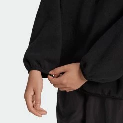 Women's Adidas Originals R.Y.V. Hoodie Black BLACK -women‘s Sales Store Women sadidasOriginalsR.Y.V.HoodieBlackGN4250 3