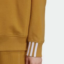 Women's Adidas Originals R.Y.V. Hoodie Legacy Gold GOLD -women‘s Sales Store Women sadidasOriginalsR.Y.V.HoodieLegacyGoldGD3896 3