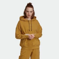 Women's Adidas Originals R.Y.V. Hoodie Legacy Gold GOLD -women‘s Sales Store Women sadidasOriginalsR.Y.V.HoodieLegacyGoldGD3896 7