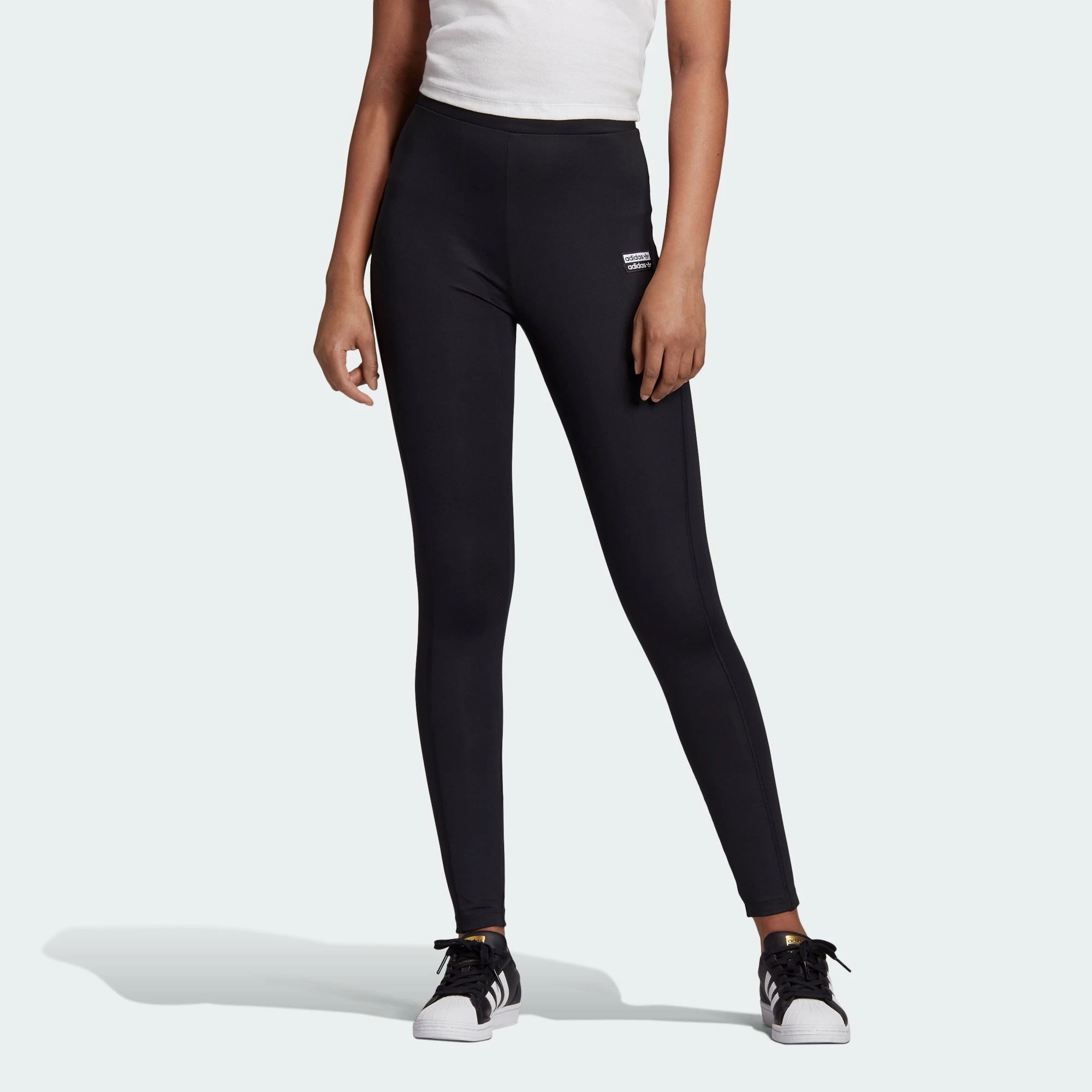 Women's Adidas Originals R.Y.V. Leggings Black BLACK 4 Women's Adidas Originals R.Y.V. Leggings Black BLACK - Image 2