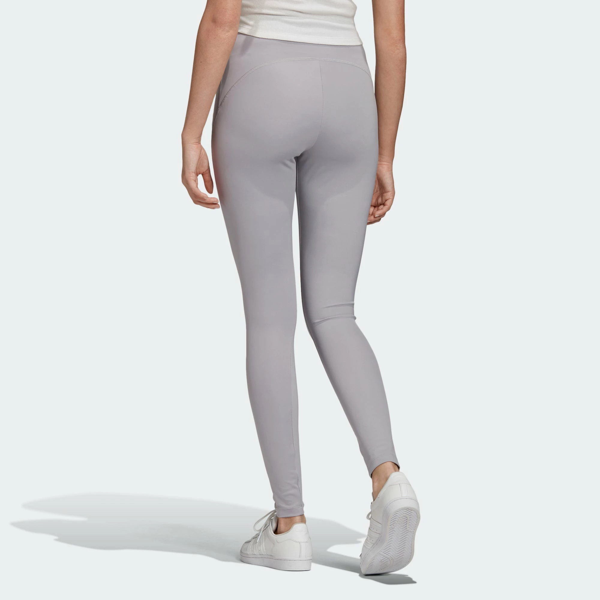 Women's Adidas Originals R.Y.V. Leggings Glory Grey GRAY 7 Women's Adidas Originals R.Y.V. Leggings Glory Grey GRAY - Image 5