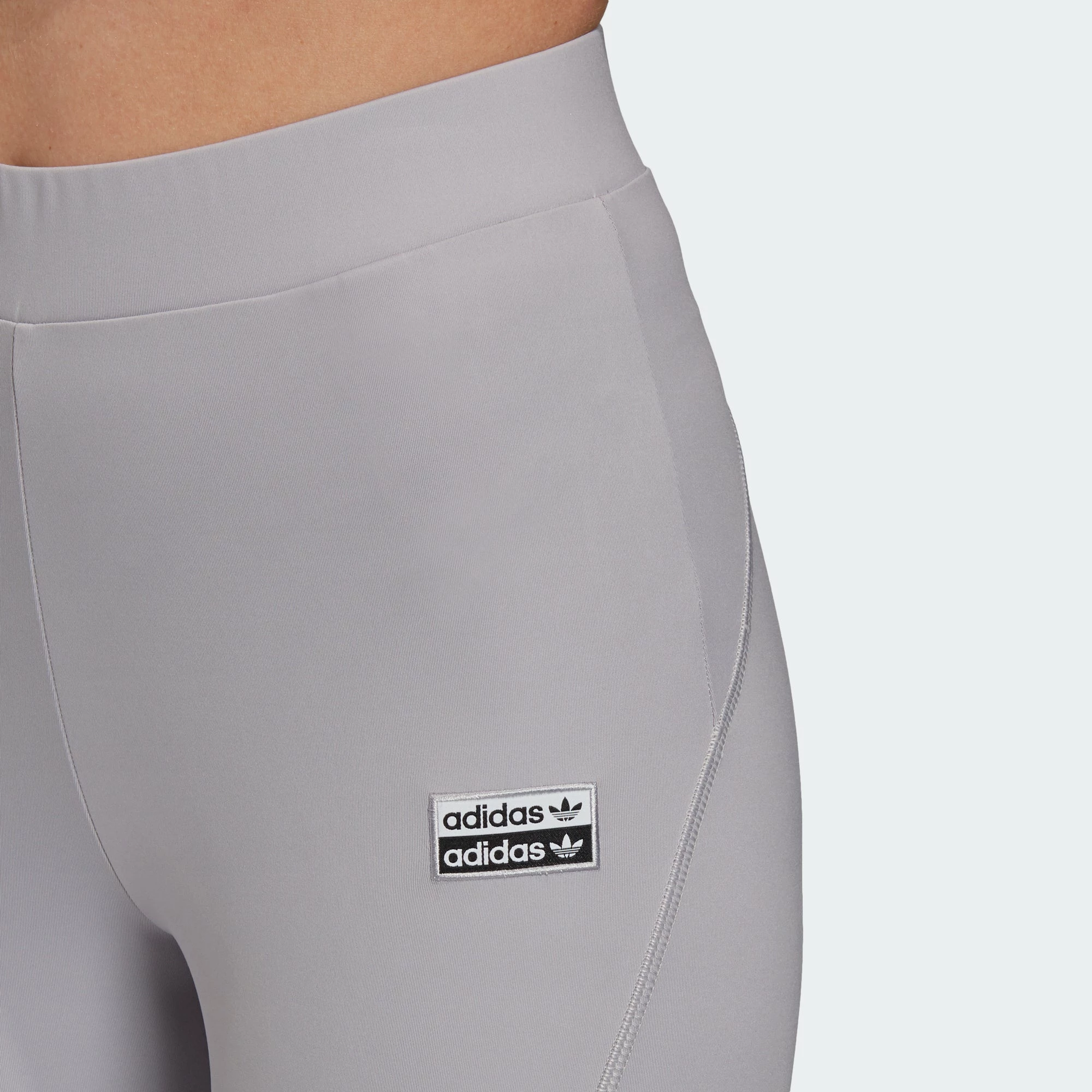 Women's Adidas Originals R.Y.V. Leggings Glory Grey GRAY 9 Women's Adidas Originals R.Y.V. Leggings Glory Grey GRAY - Image 7
